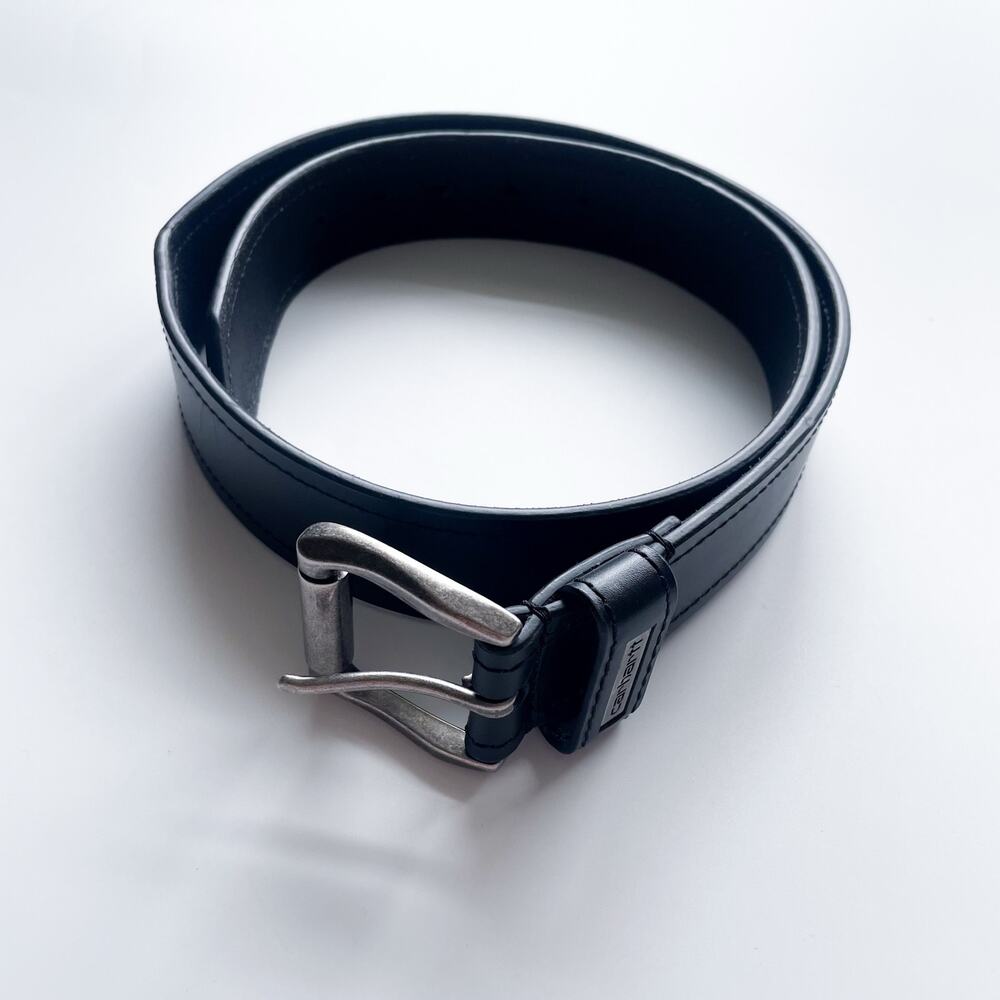 Men's Carhartt Black Leather Belt Size 36